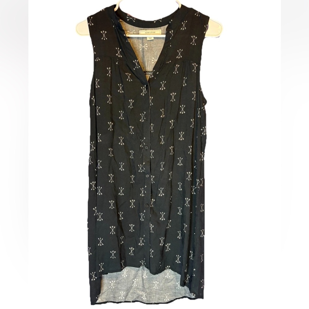 Adam Levine Woman’s V-Neck Dress Black Size XS